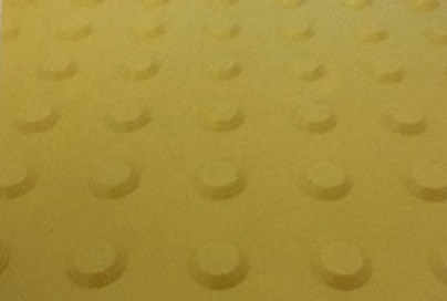 BAU πλακίδια PU, ανάγλυφα, ένδειξη STOP, κίτρινο, 40x40cm/τεμάχιο