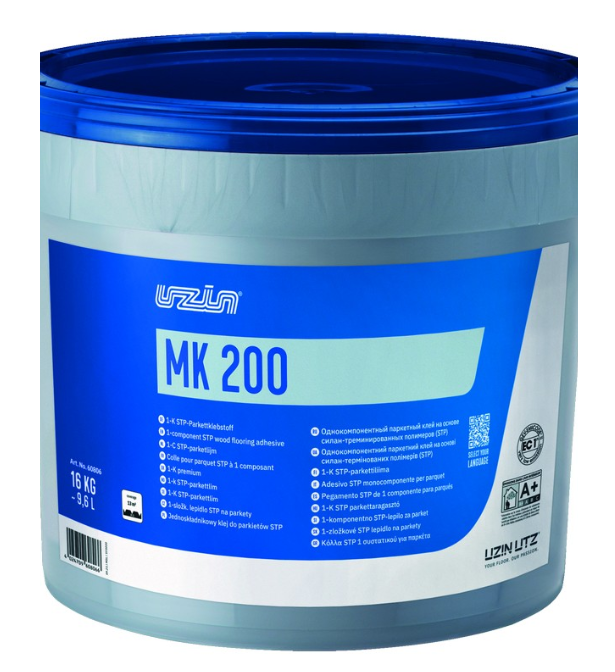 UZIN MK 200, 1-συστατικού κόλλα για παρκέ 16kg/δοχείο.