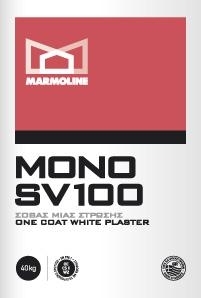 Λευκός σοβάς MONO SV 100, 25kg/σακί.