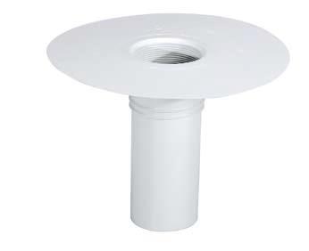 PVC υδρορροή (κατακόρυφη), Φ75mm.
