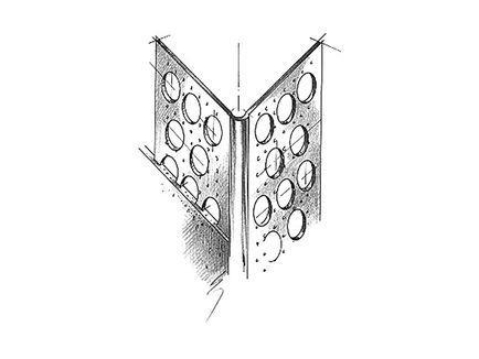 Γωνιόκρανο γαλβ., KNAUF, 31x31x0,6mm, 3,0m/τεμάχιο.