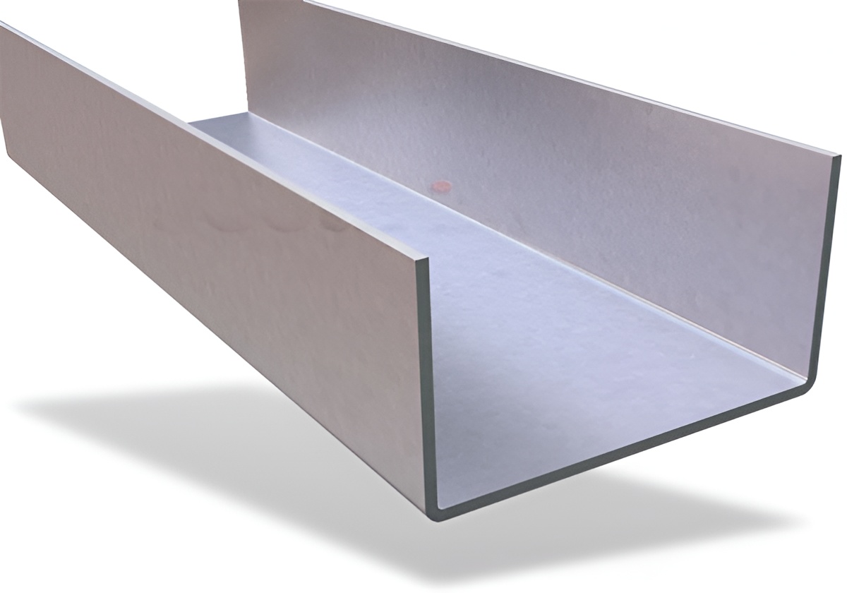 UA ενισχυμένο προφίλ 2mm, 100x40mm, CE, 3,0m/τεμάχιο.