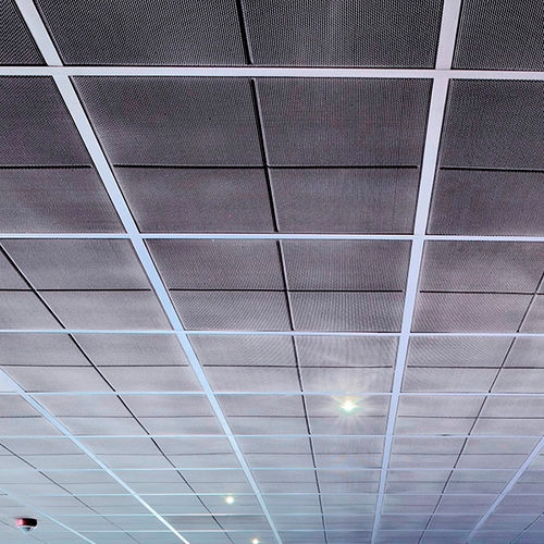 DECKMETAL, type Q flat squared, γκρι 600x600mm, 13mm, 3,6m²/δέμα.