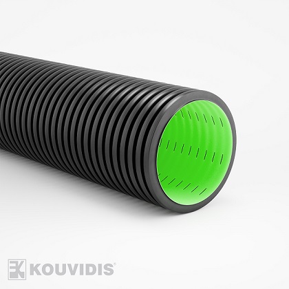 GEODRAIN DN/OD-LP-Φ400mm, SN4,σωλήνας αποστράγγισης 5,94m/τεμάχιο.